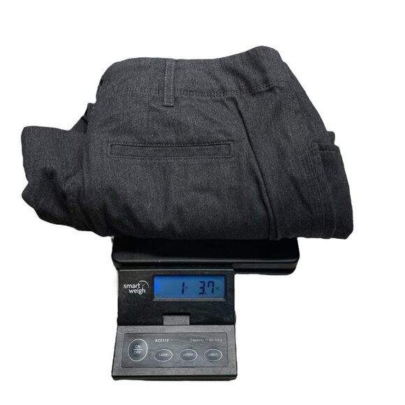 J. Jill Cotton Cargo Trouser Pants NEW NWT Stretch Size 12 Charcoal Gray Utility - Picture 10 of 10